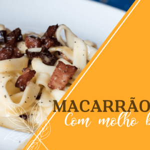 Macarrão com molho branco fácil