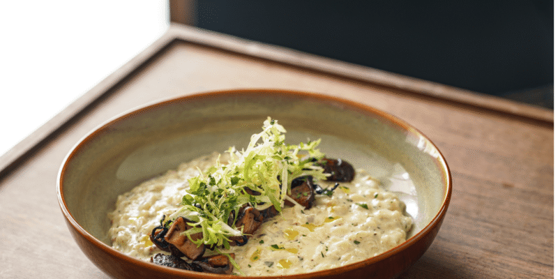 Blog layout 3 Receita Profissional: Risotto de Azeite Trufado com Parmesão