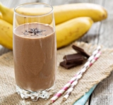 Shake de Banana, Aveia e Cacau com Proteína